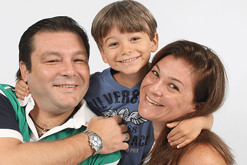Foto estúdio Família